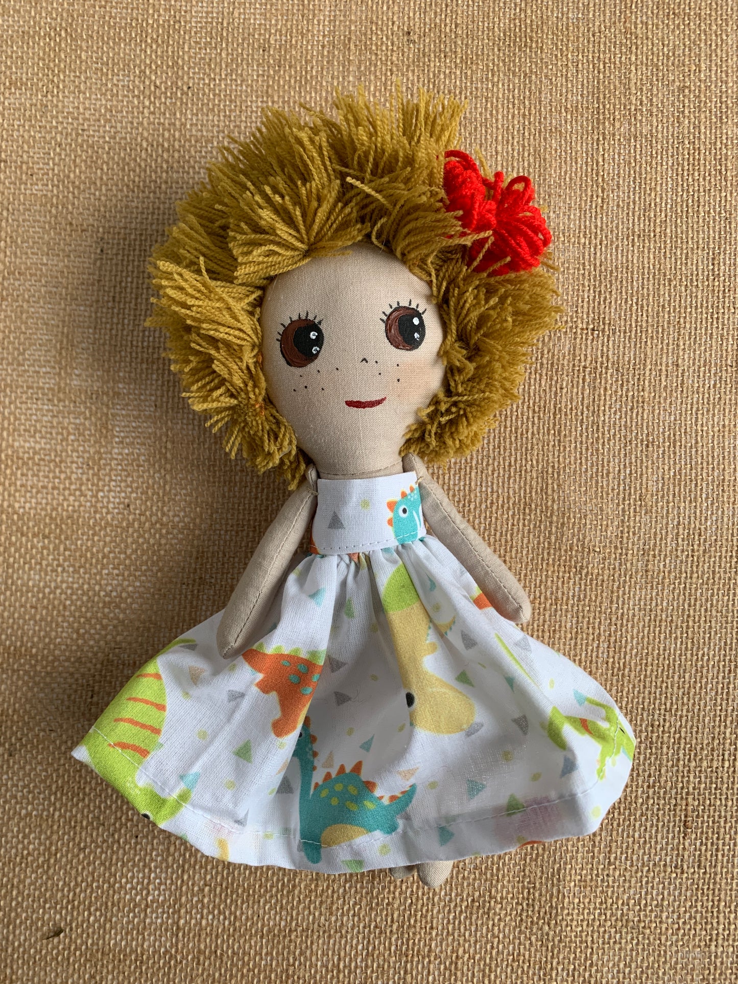 Fabric Art Doll, handmade with love in Italy