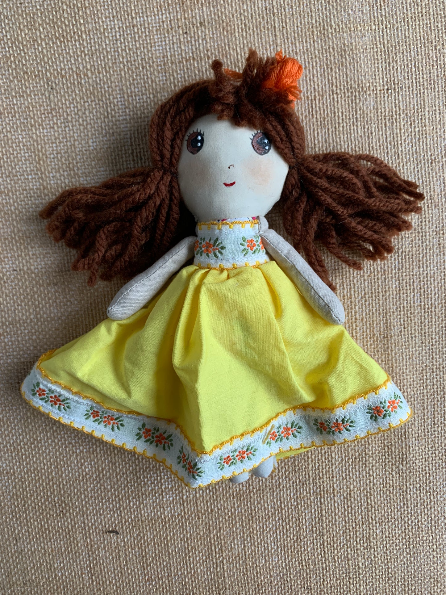 Rag Handmade Doll, Artisan Stuffed Toy