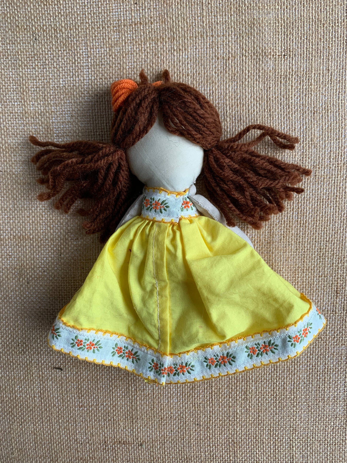 Rag Handmade Doll, Artisan Stuffed Toy